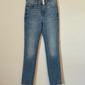 NWT Madewell Women's 10” High Rise Skinny Crop Jeans